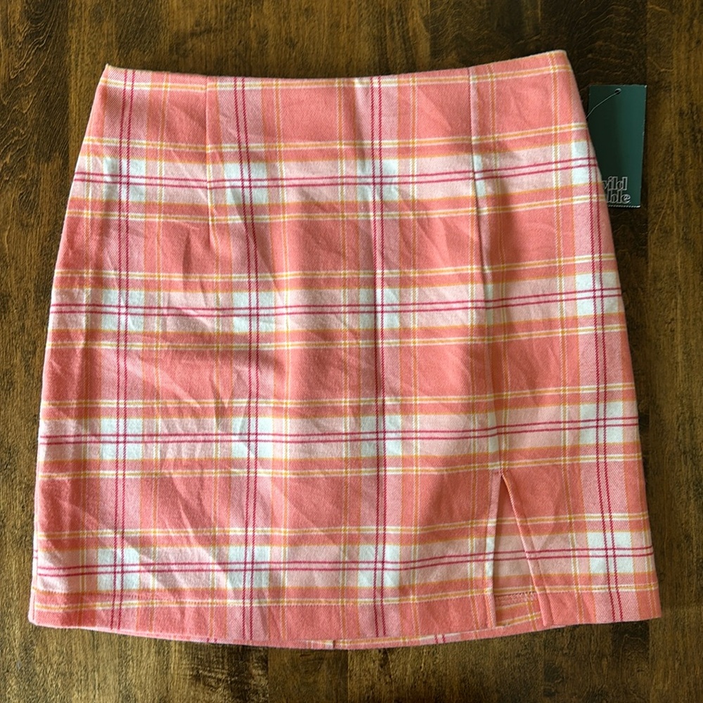 Wild fable plaid skirt.